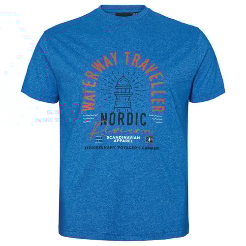 North 56°4 Waterway Traveller T-Shirt Blue Melange